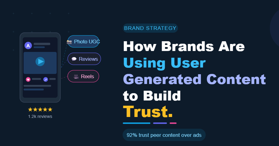Brands using User Generated Content to build customer trust