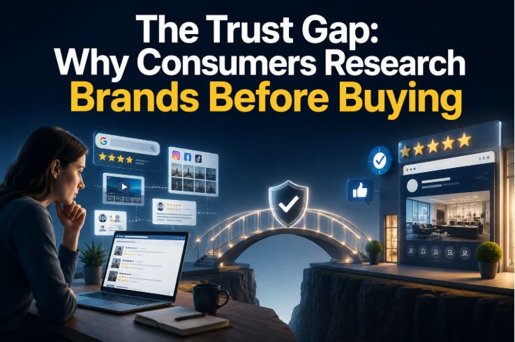 Why Consumers Research Brands Before Buying: Closing the Trust Gap in 2026 | Upswing Digital