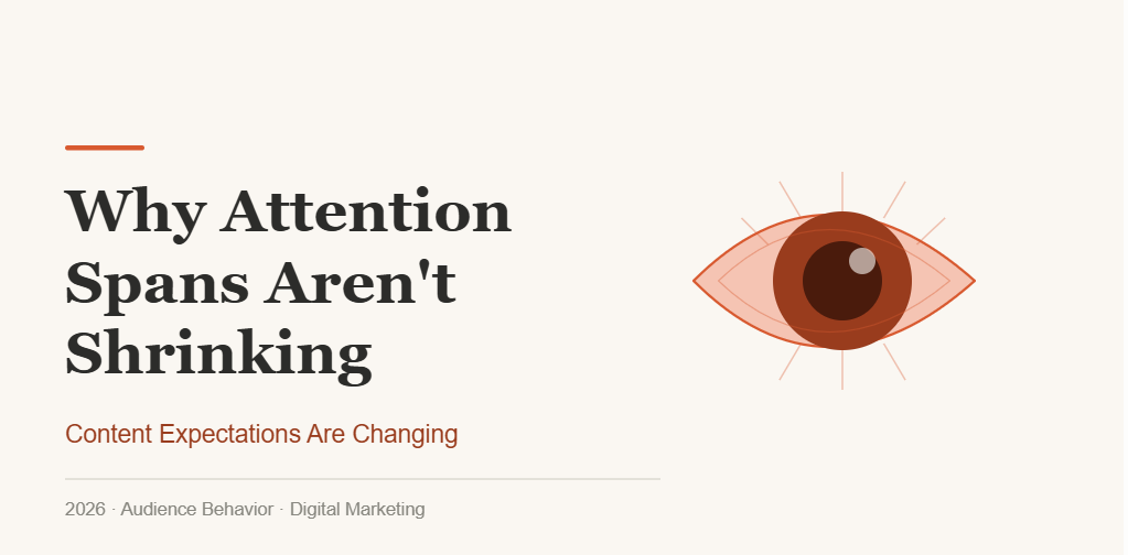 Why Attention Spans Aren’t Shrinking — Content Is Changing
